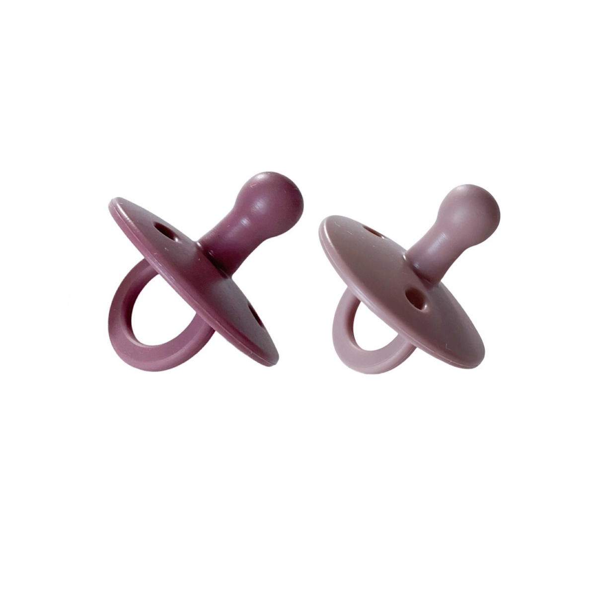2 Pack Pacifier - Mauvewood + Rose