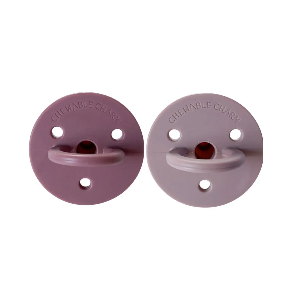 2 Pack Pacifier - Mauvewood + Rose