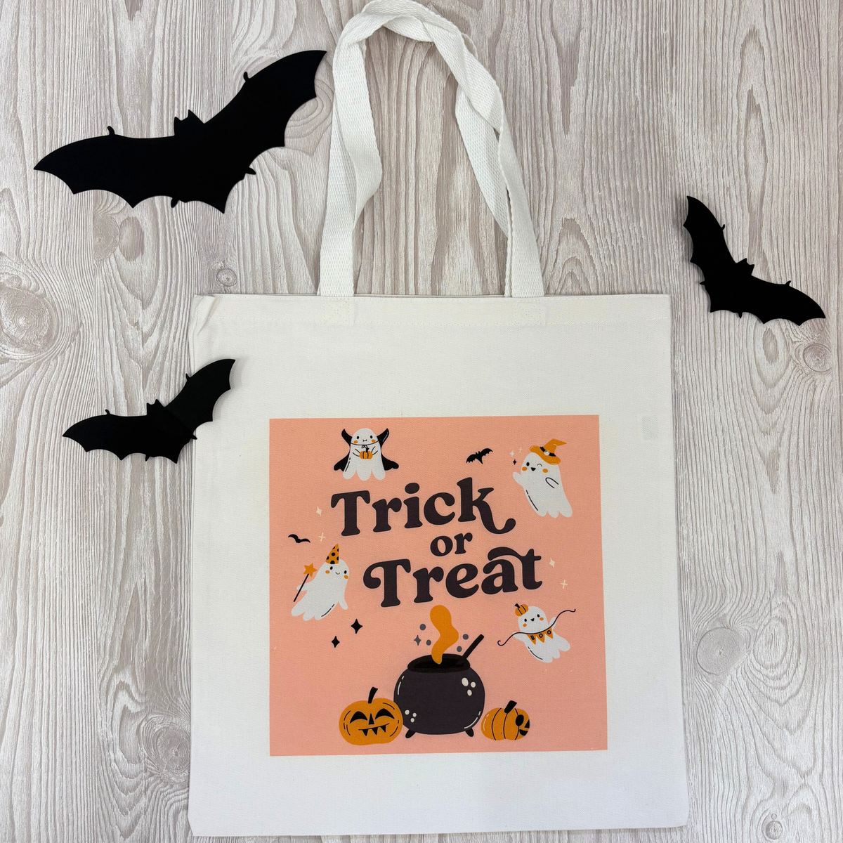 Trick or Treat Halloween Tote Bag