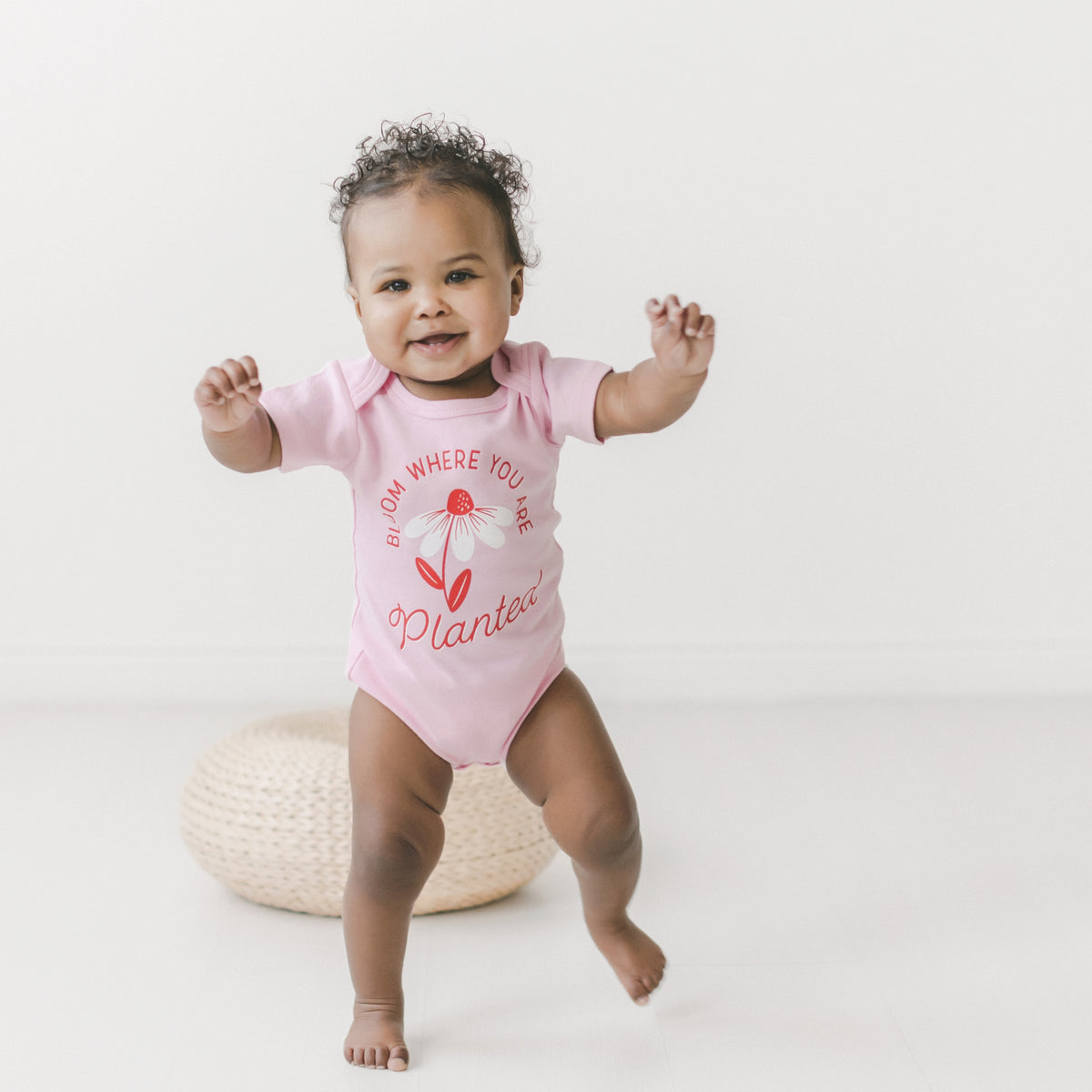 Bloom Where You Are Planted Baby Onesie