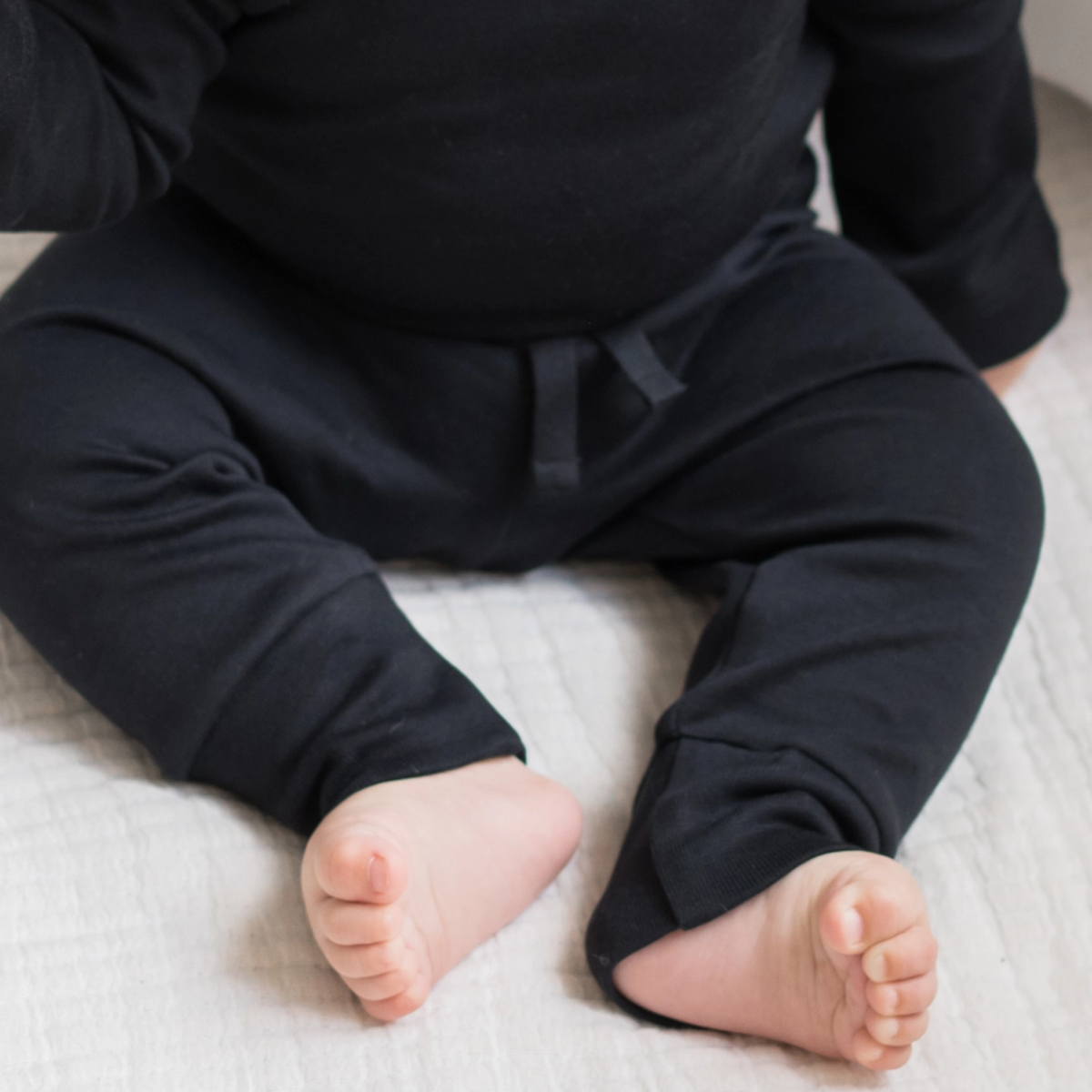 Organic Baby Cruz Jogger Pant - Black