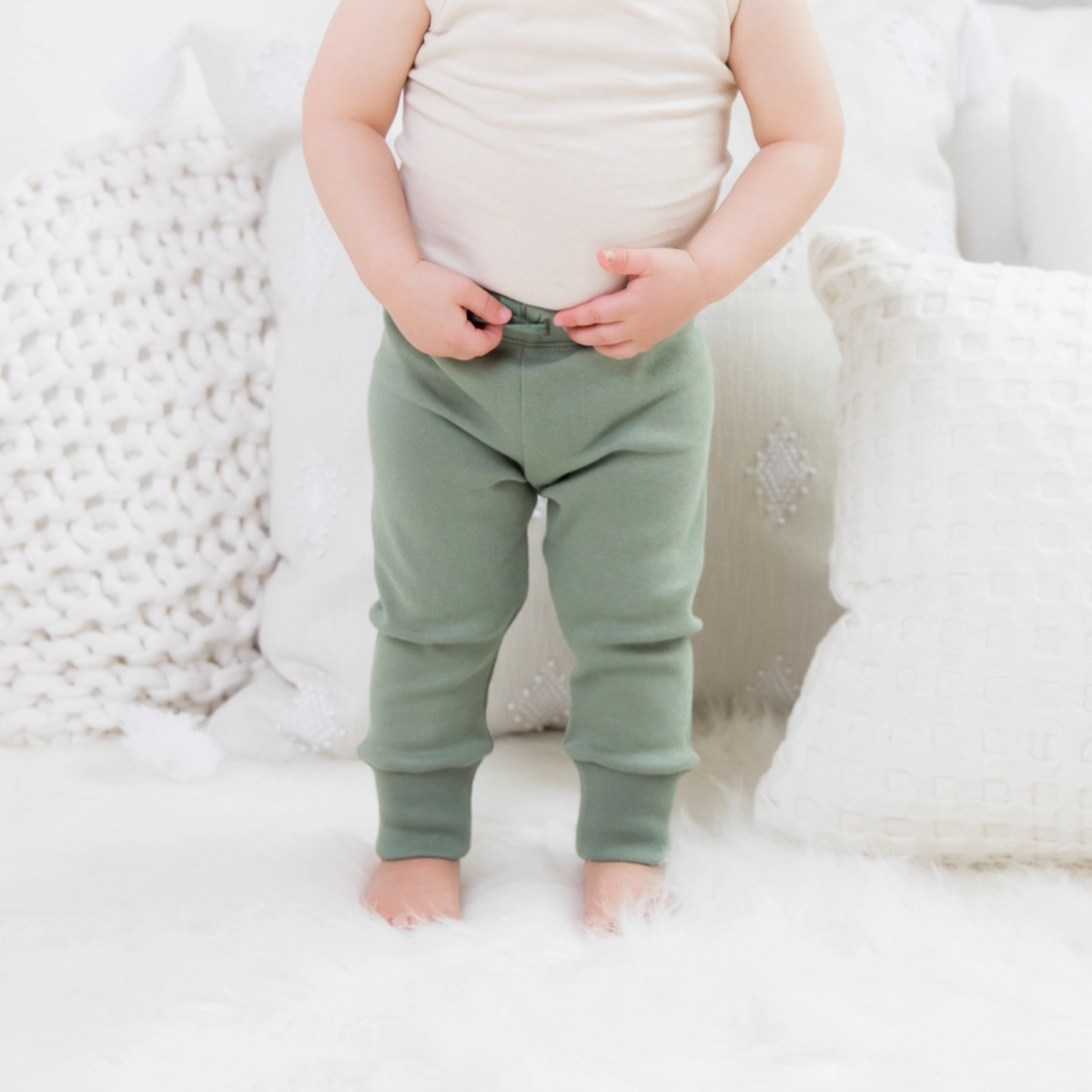 Organic Baby Cruz Jogger Pant - Thyme