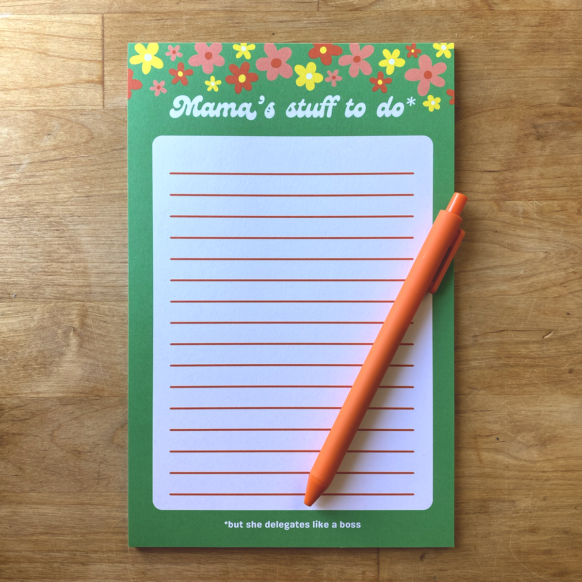 Mama's Stuff to Do Notepad