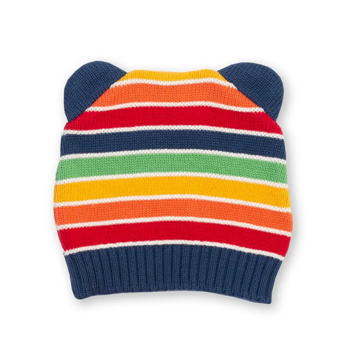 Rainbow Knit Baby Hat