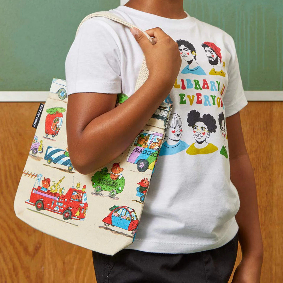 Richard Scarry: Cars and Trucks and Things That Go Mini Tote Bag