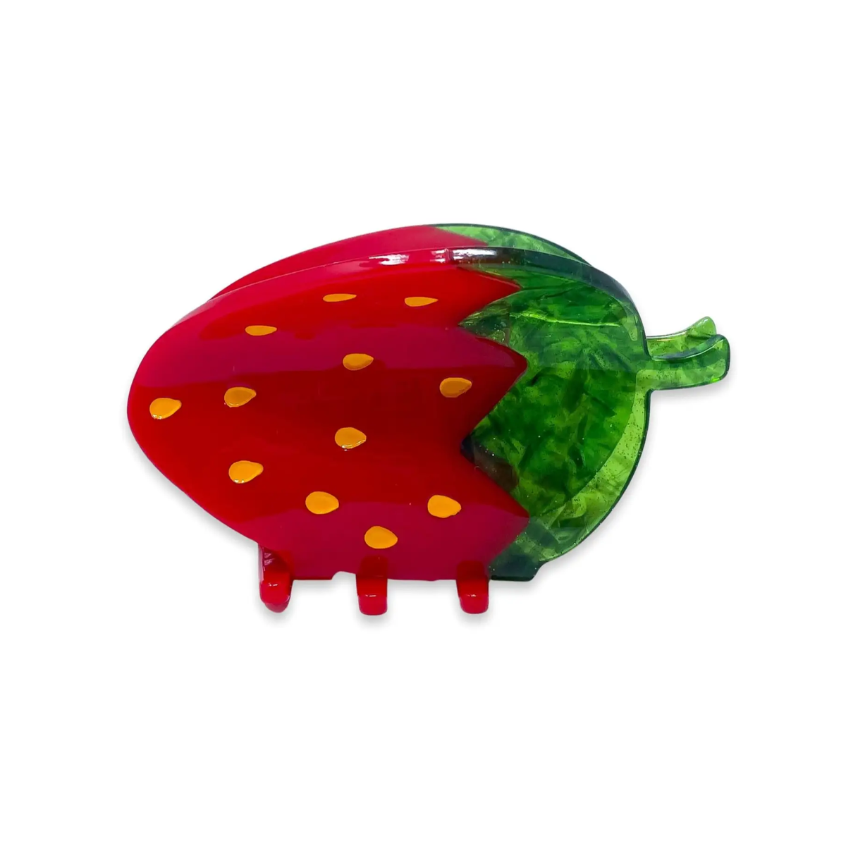 Midi Red Strawberry Hair Claw Clip