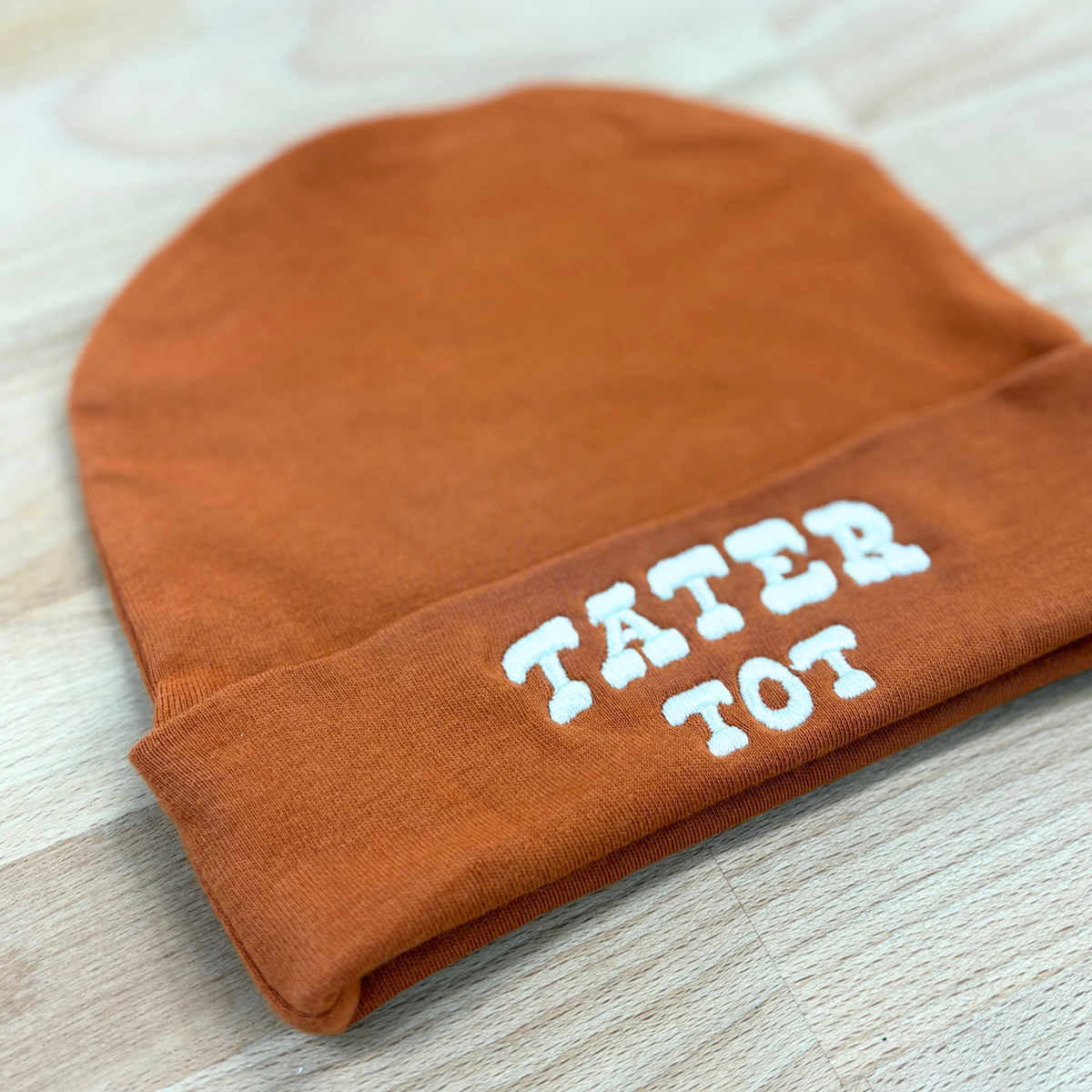 Tater Tot Knit Baby Hat