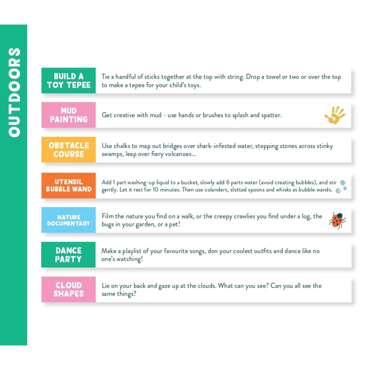 Things To Do Outdoors: 100 Activities