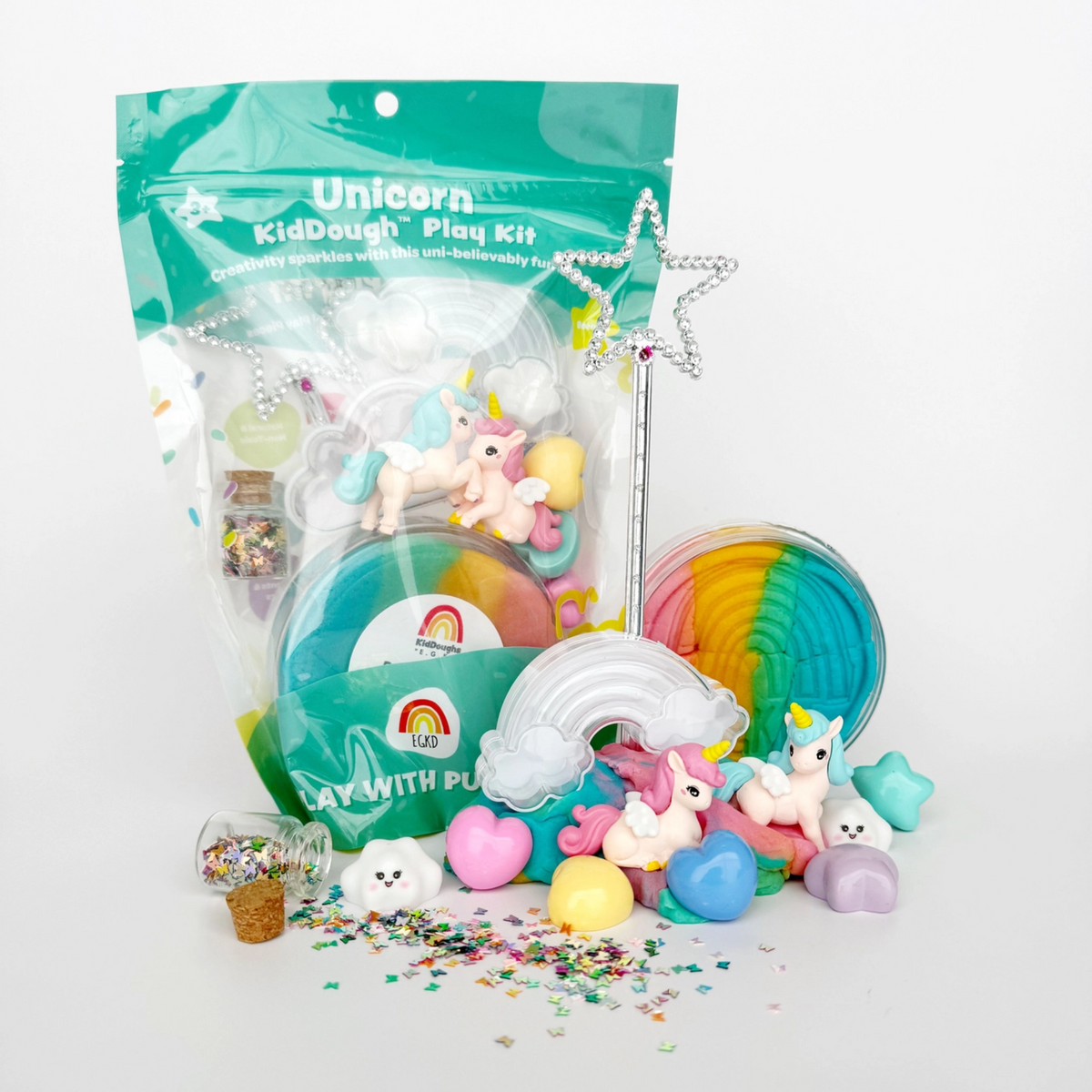 Unicorn Kiddough Play Kit