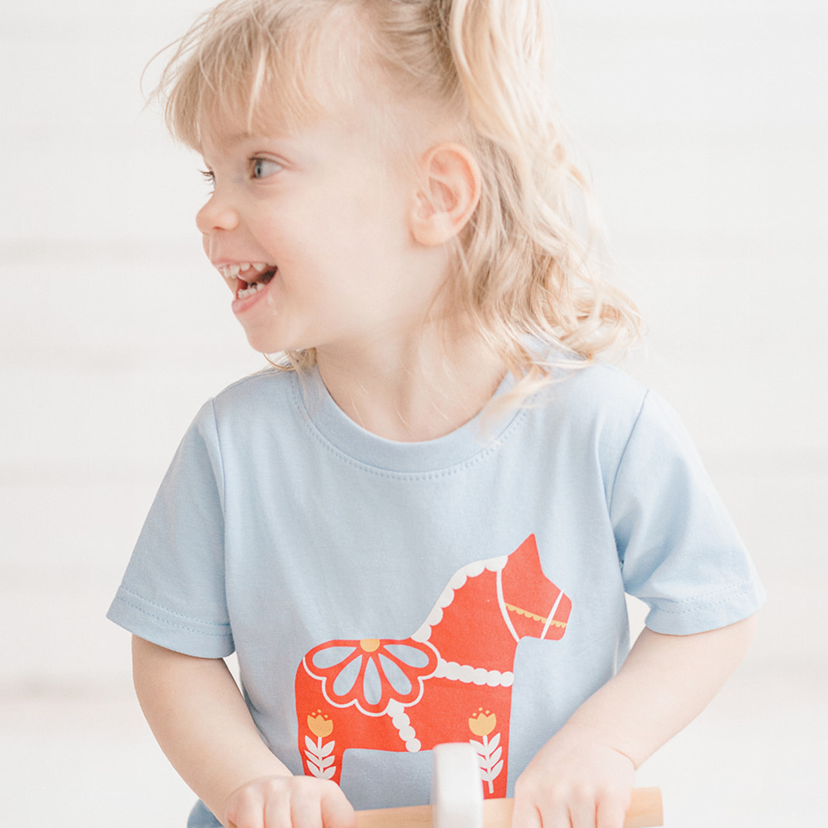 Dala Horse Kid T-Shirt