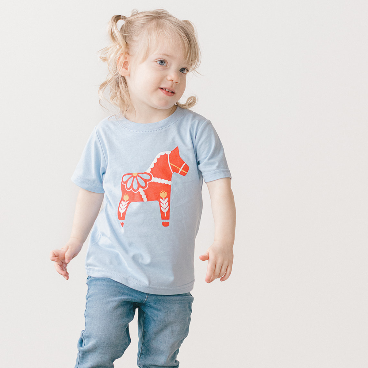 Dala Horse Kid T-Shirt