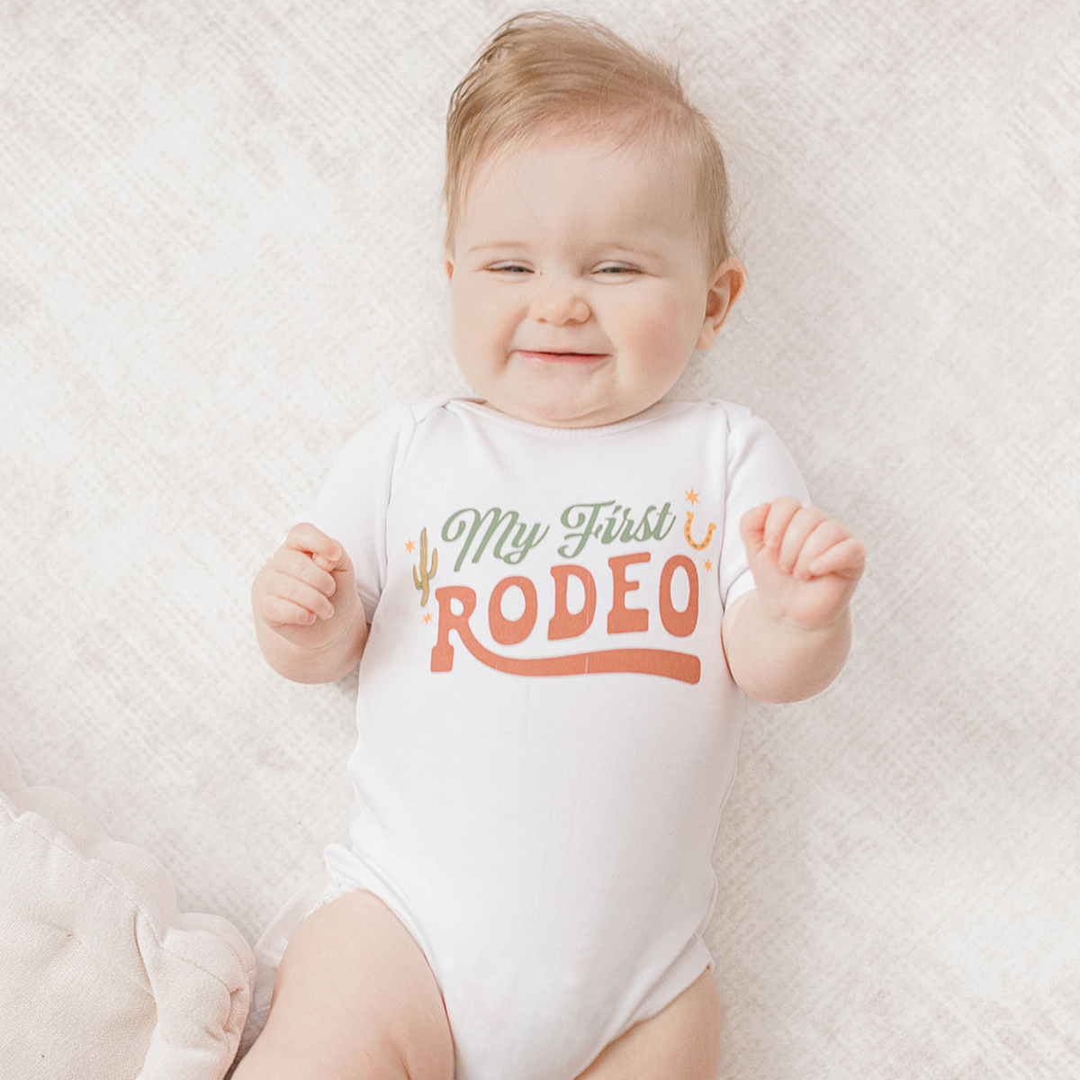 First Rodeo Baby Onesie