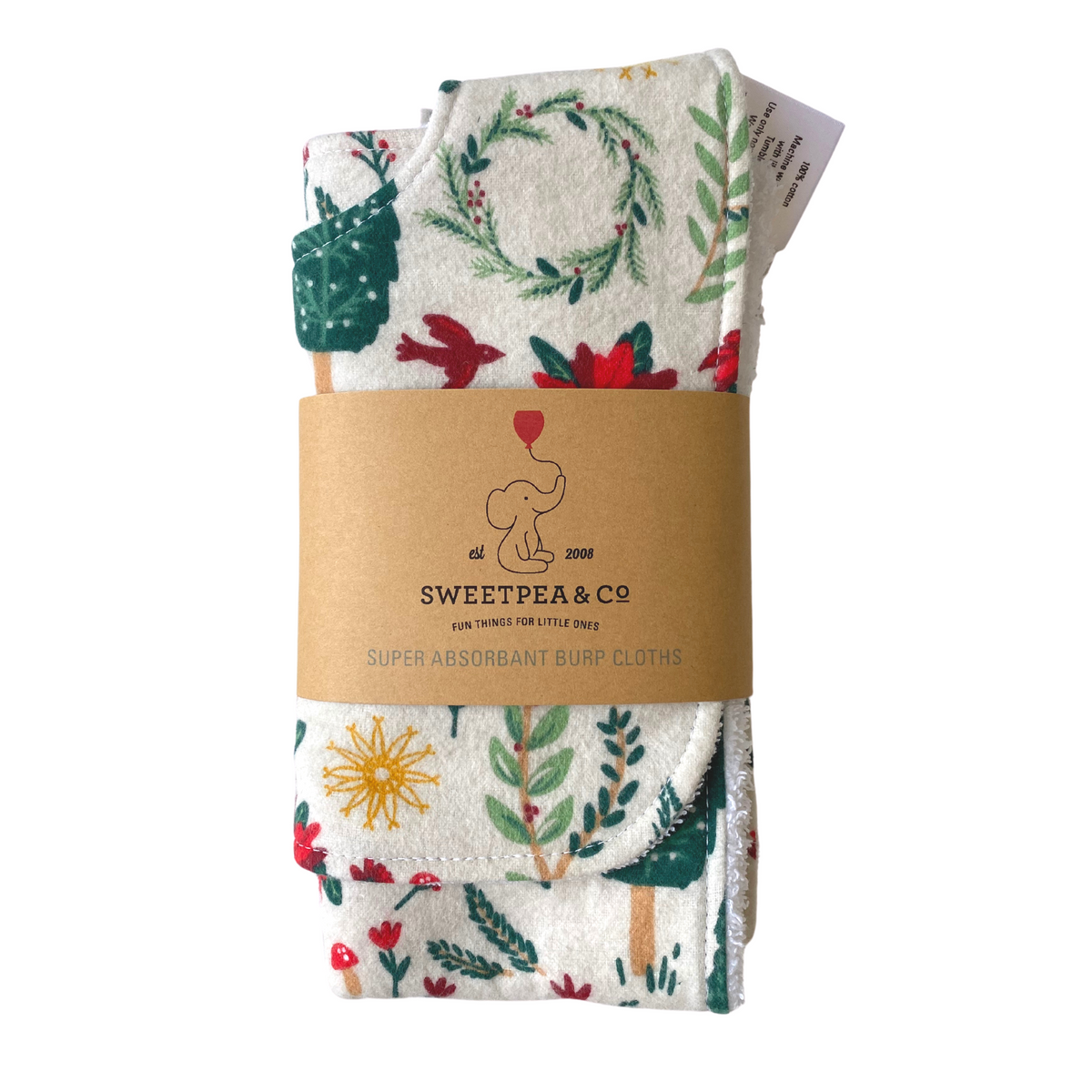 Baby Burp Cloth and Bib Gift Set