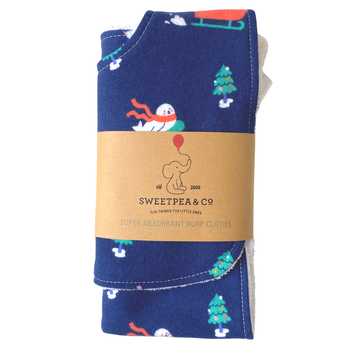 Baby Burp Cloth and Bib Gift Set