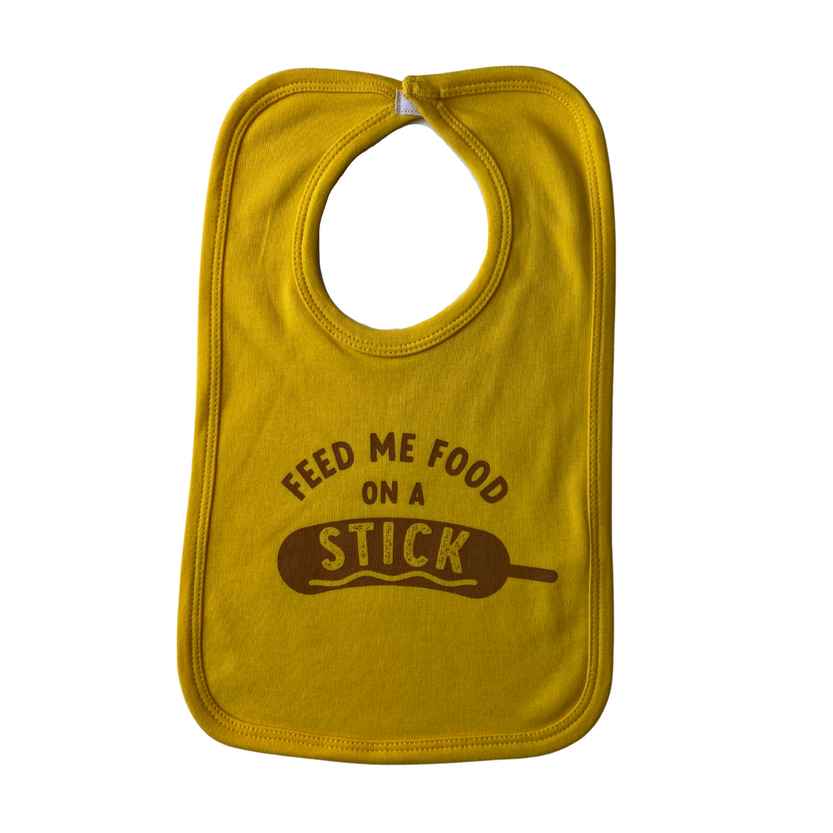 Feed Me Food on a Stick Baby Bib