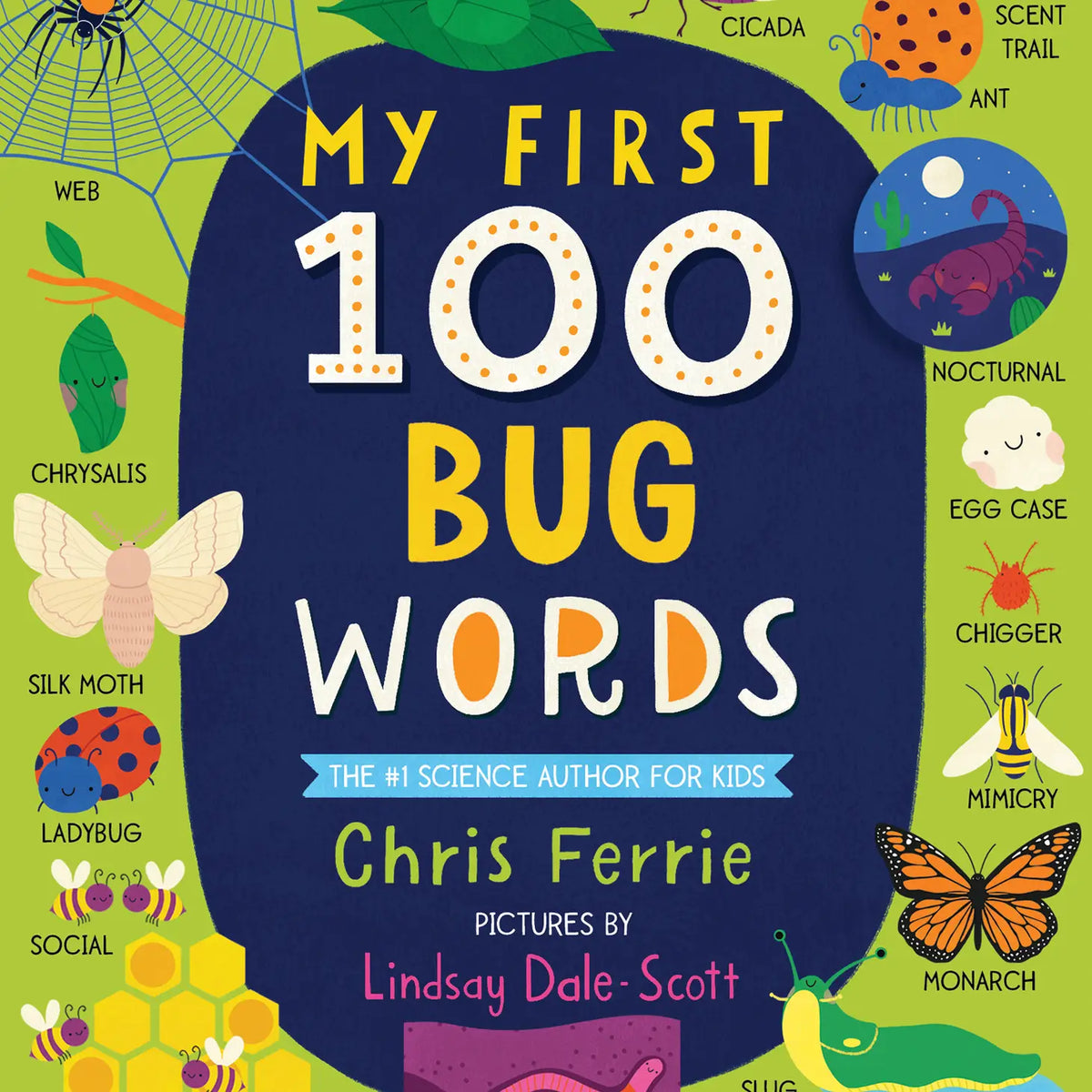 My First 100 Bug Words Children's Book