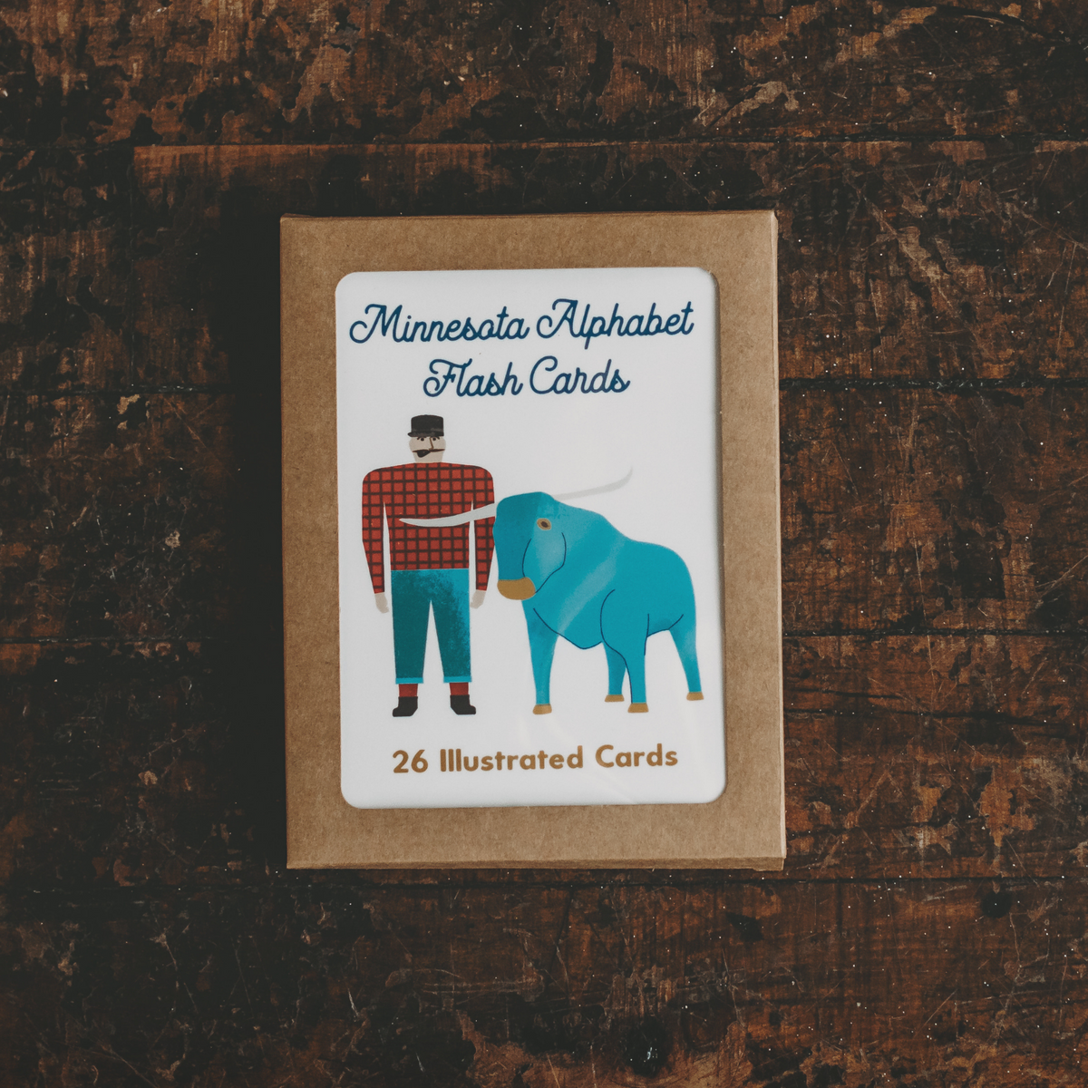 Children's Minnesota Icons Alphabet Flash Cards