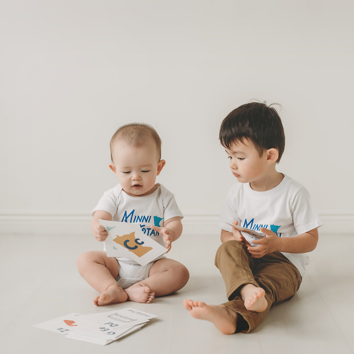 Children's Minnesota Icons Alphabet Flash Cards