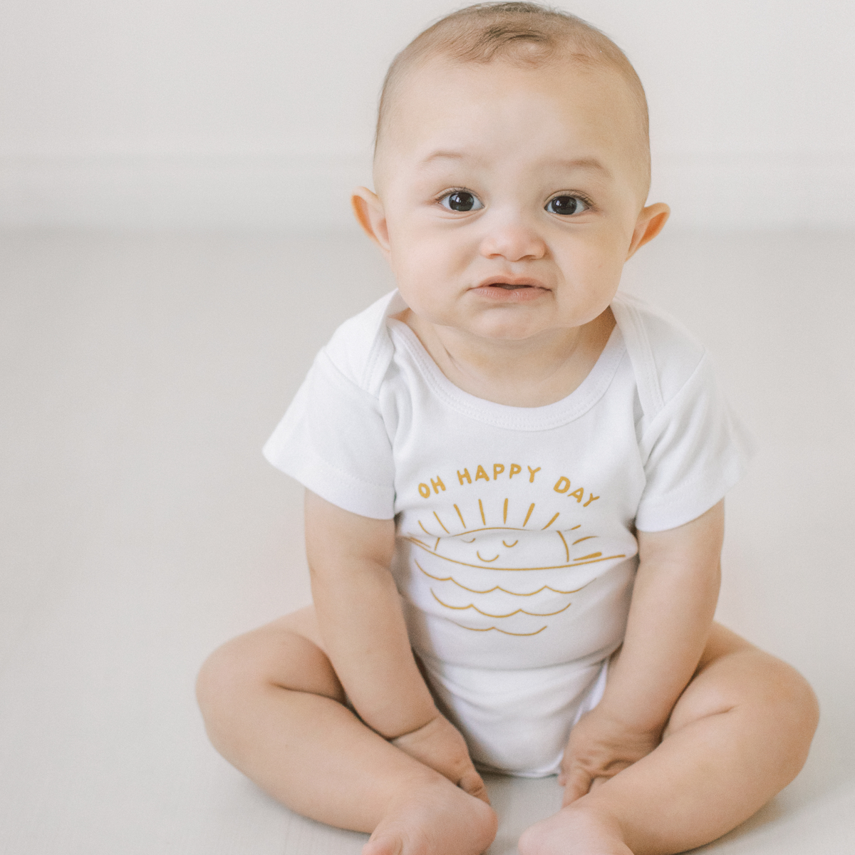 Oh Happy Day Baby Onesie