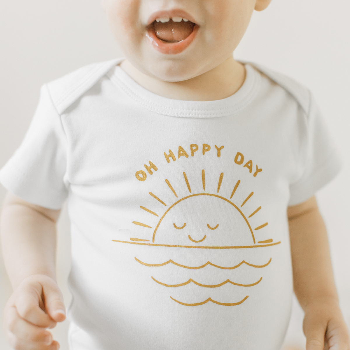 Oh Happy Day Baby Onesie