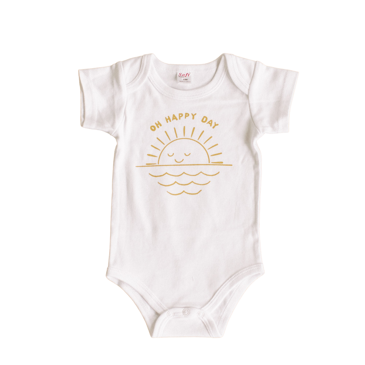 Oh Happy Day Baby Onesie