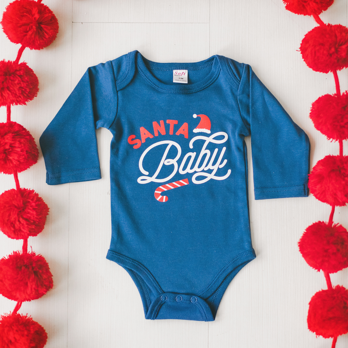 Santa Baby Christmas Baby Bodysuit