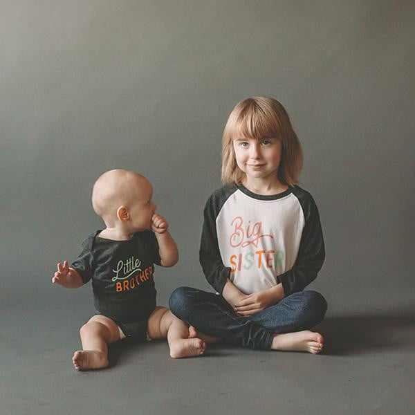 Big Sister Raglan Tee - Sweetpea and Co.